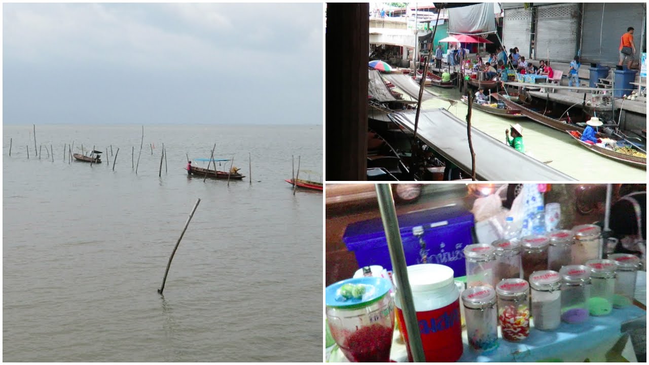 [遊泰國] Vlog Day 4 | 海邊 + Floating Market + Asiatique