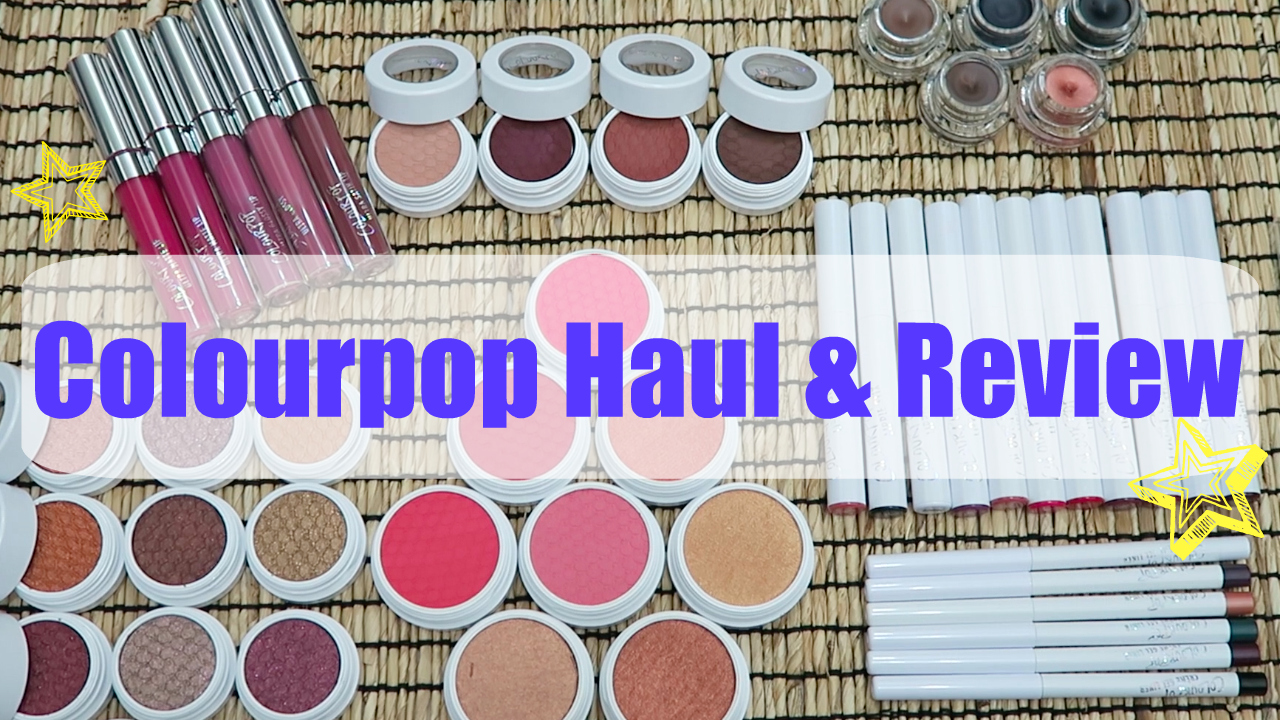 Colourpop Haul + Demo + First Impression + Diary Report (with Eng sub)