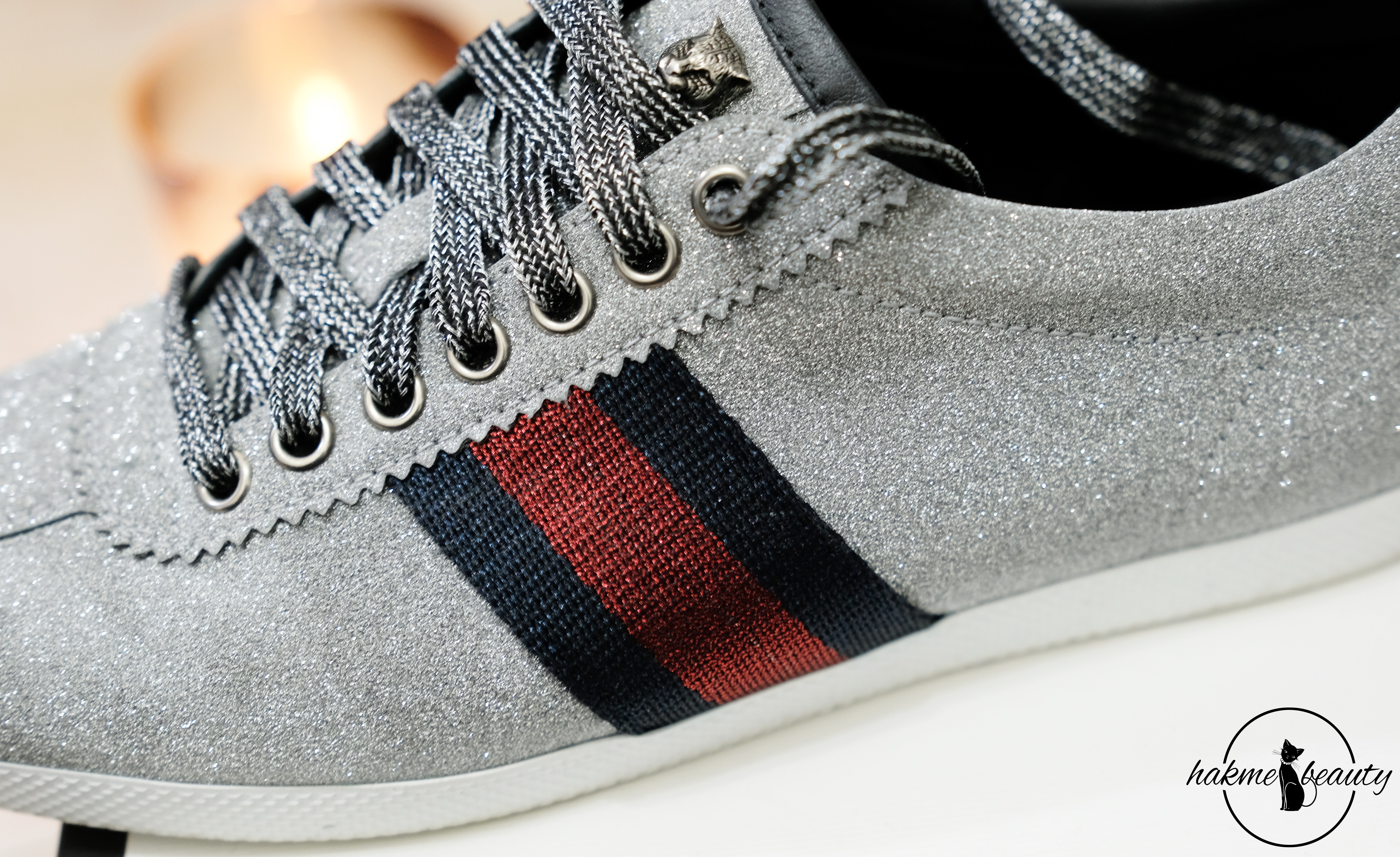 Gucci Web Sneaker with Studs