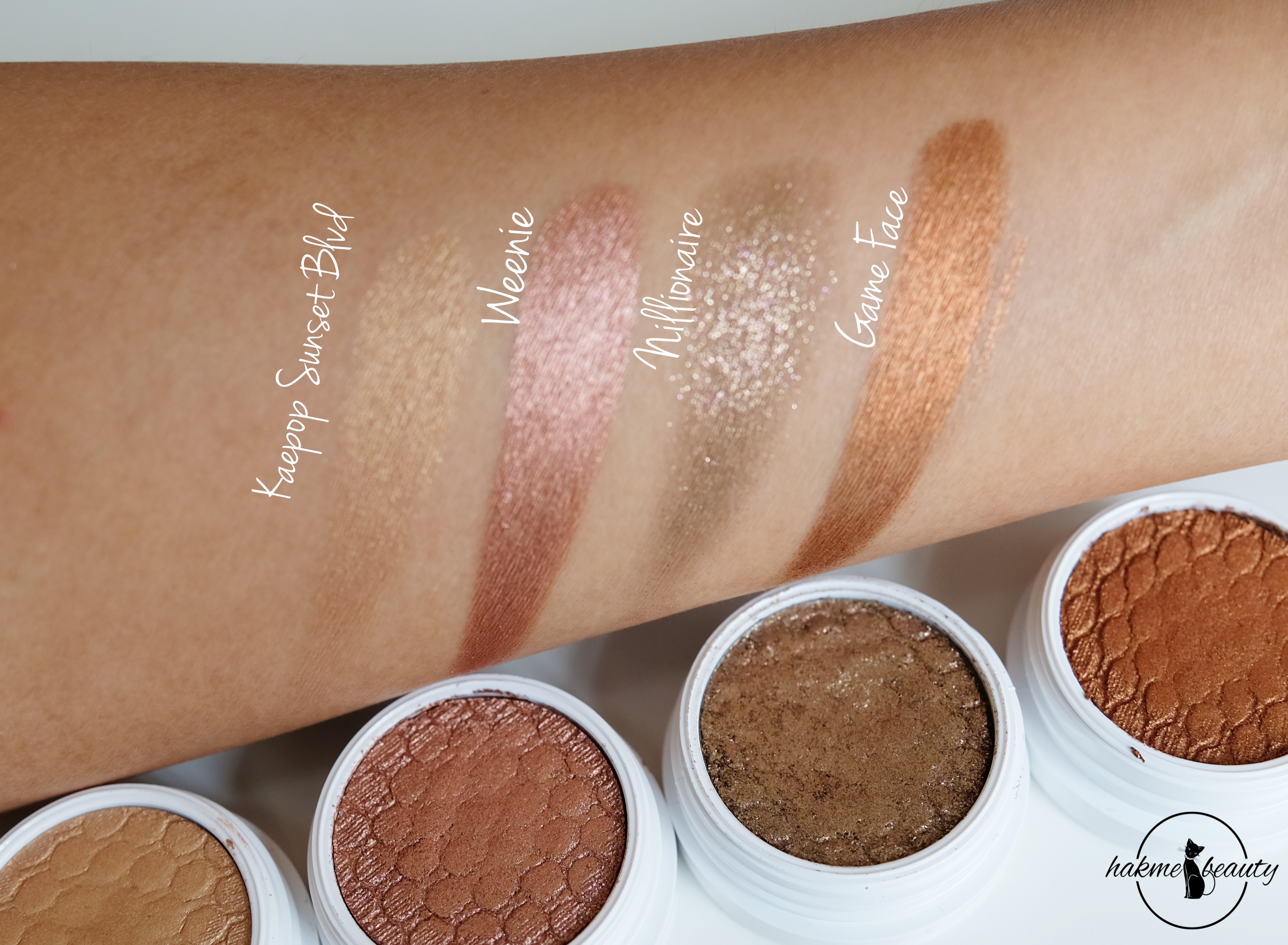 Colourpop Super Shock Shadow Shimmer Swatches and Review - Hakme Beauty.