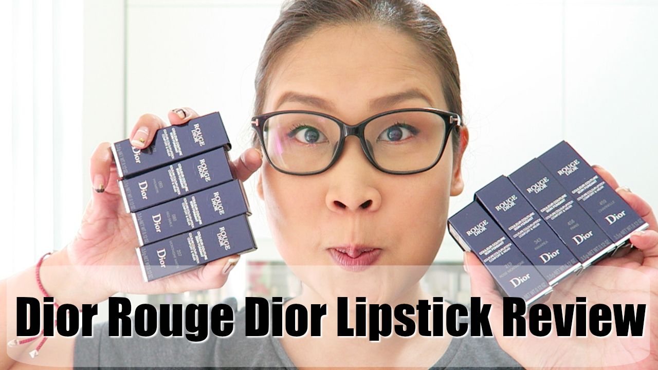 Dior Rouge Dior唇膏 + 22隻新顏色試上咀