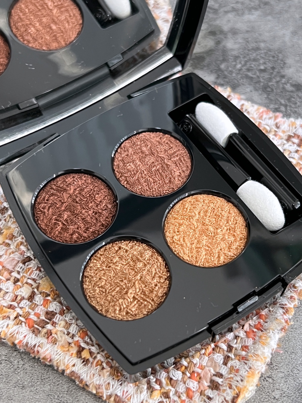 Eyeshadow Swatches: Chanel Tweed Collection - Hakme Beauty