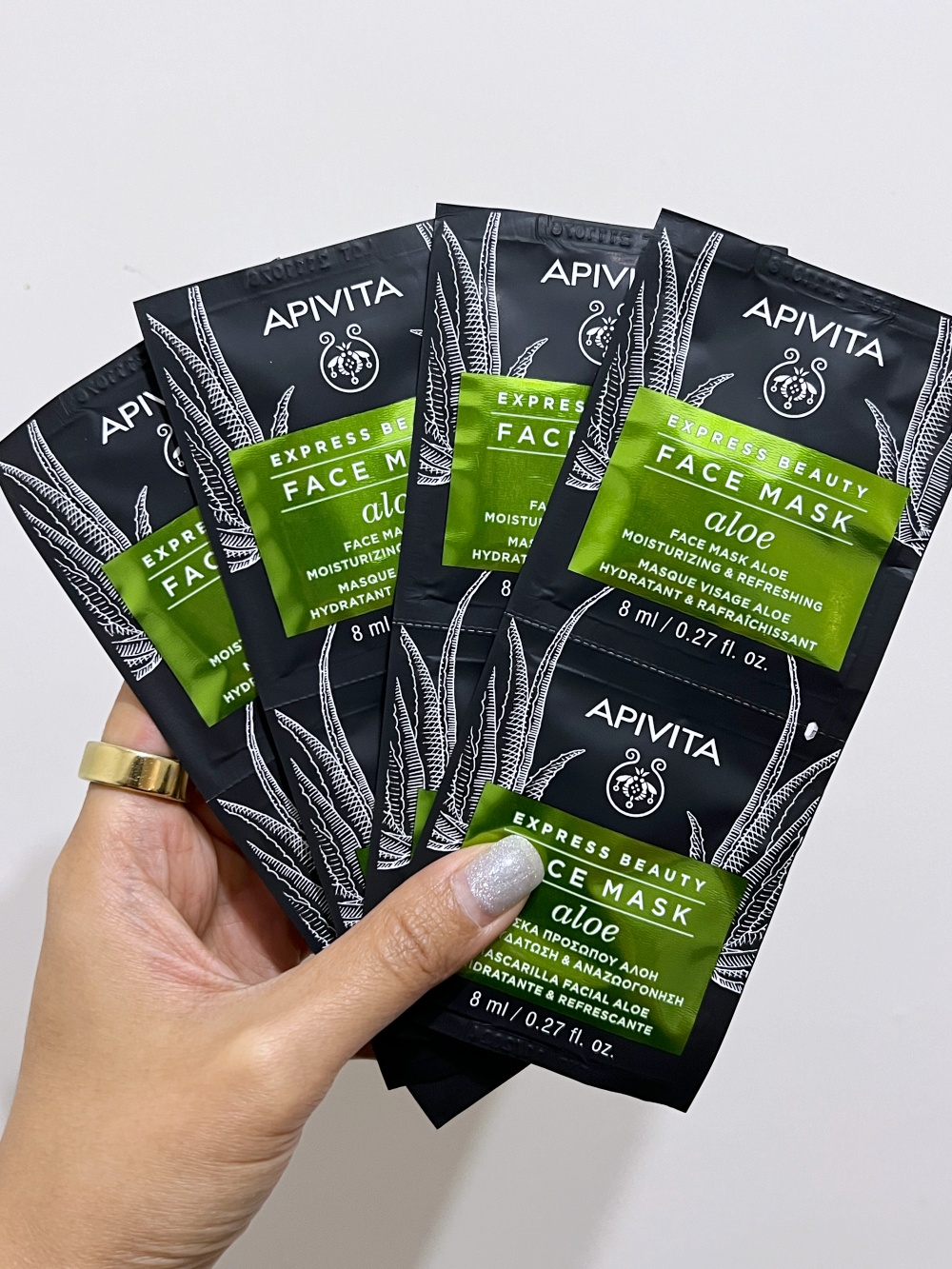 Apivita EXPRESS BEAUTY face mask with aloe