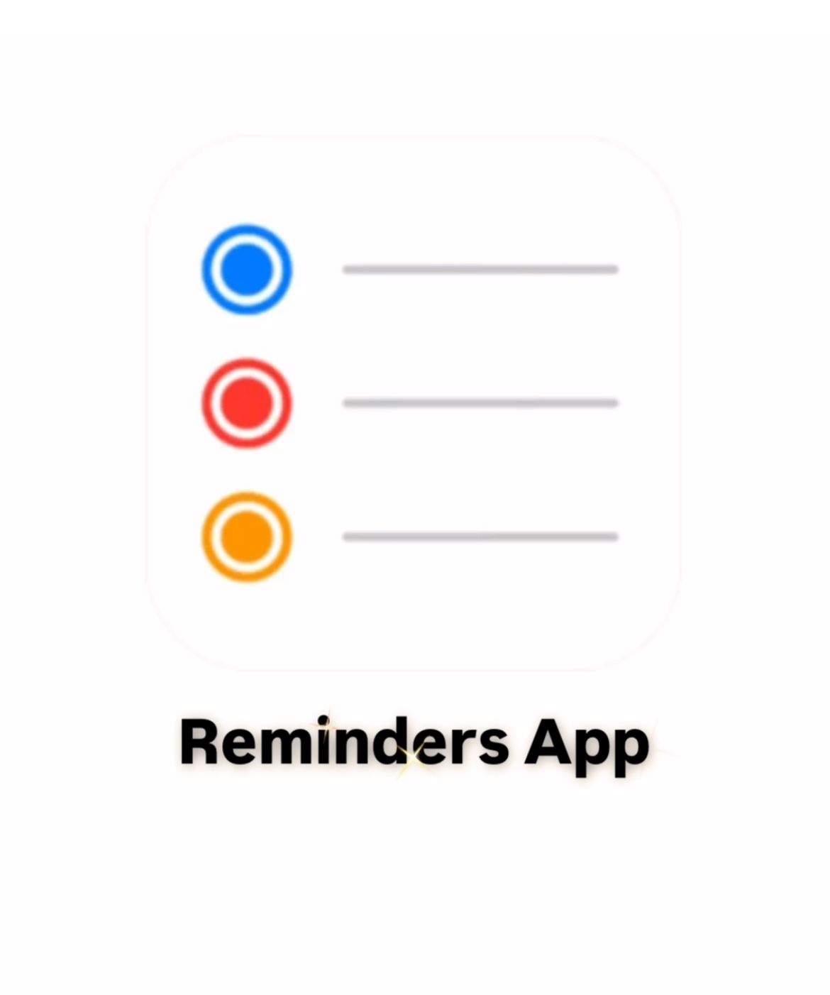 iPhone Reminders App