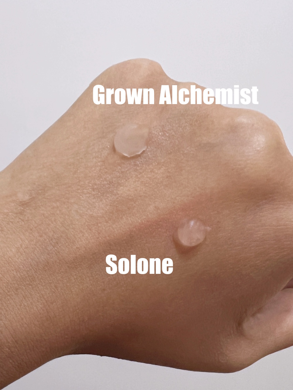 Solone妝前精華 VS Grown Alchemist肌底防禦啞緻隔離霜