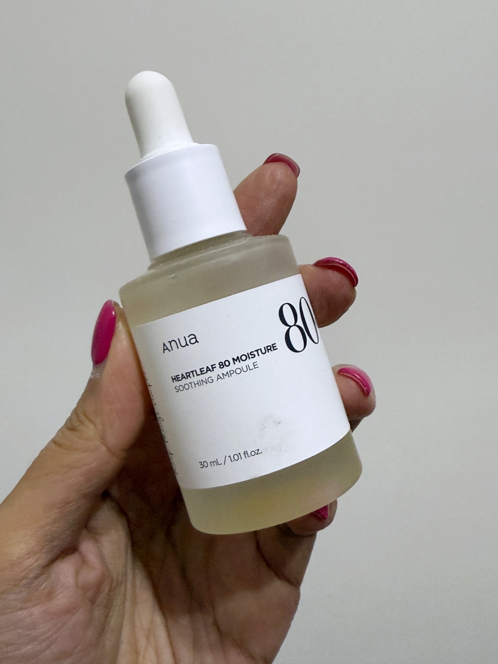 Anua 80%魚腥草水潤修復精華